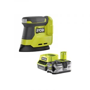 Ryobi Pack Ponceuse triangulaire 18V OnePlus - RPS18-0 - 1 Batterie 4.0Ah - 1 Chargeur rapide RC18120-140