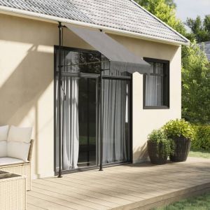 VidaXL Auvent rétractable anthracite 100x150 m tissu et acier Anthracite