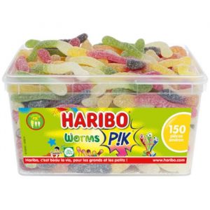 Haribo Bac de 150 pièces Worms Pik