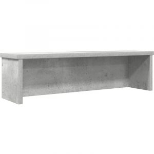 VidaXL &Eacute;tag&egrave;re de cuisine empilable gris b&eacute;ton 50x15x16 cm
