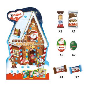 Kinder Calendrier de l'Avent Mix, 210 g