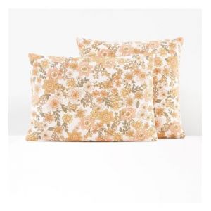 Taie d'oreiller coton/lin lavé, Rosemary Multicolore Couleur Multicolore Taille M