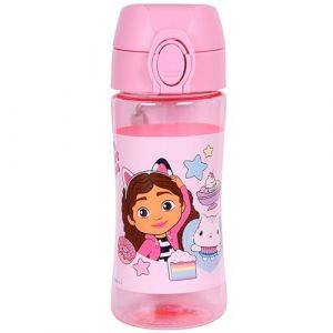 Gabbys Dollhouse BOUTEILLE DEAU avec embout GOURDE SCOLAIRE TRITAN pour filles 450ml