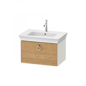 Duravit Meuble suspendu avec plan vasque 68,4 cm ch&ecirc;ne blanc nordique satin&eacute; White Tulip