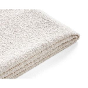 Housse en tissu bouclette pour canap&eacute; d&eacute;houssable Topaze - Beige