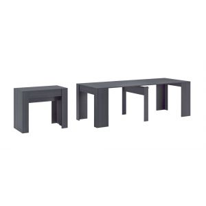 Image de Innovation Table Console extensible avec rallonges, jusqu'à 237 cm, couleur grise GRIS