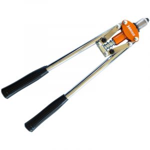 Brixo Riveteuse Professionnelle à 2 bras Rivets jusqu'à Ø 4,8 mm Poignées Acier trempé