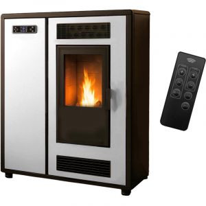 Po&ecirc;le &agrave; granul&eacute;s Air Slim Astral 12,2 kW Blanc Sannover