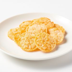 Mini‐galettes de riz saveur tomate et piment