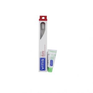 Vitis Duro Cepillo Dental + Pasta Aloe Menta 15ml