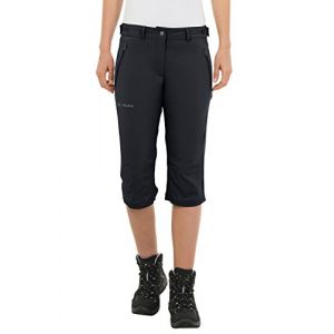 Image de Vaude Farley Stretch II Pantacourt Femme Noir FR S (Taille Fabricant 38)