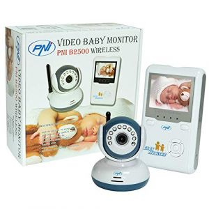 Ecoute-B&eacute;b&eacute; Babyphone Baby Monitor B&eacute;b&eacute; Moniteur PNI B2500 Vid&eacute;osurveillance + Nocturne Vision + 2" LCD Couleur Ecran Vid&eacute;o, camera 320P, communication bidirectionnelle