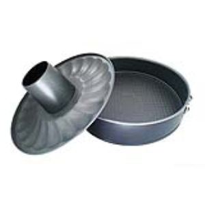 De Buyer Moule à savarin démontable en aluminium 26 cm