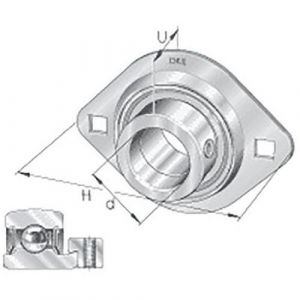 Image de Ina Unité de boîtier à bride Int 20mm ov