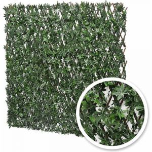 Treillis extensible Feuilles de Vigne Vierge 2 m (2 treillis de 1 x 2 m) 100 x 200 Vert