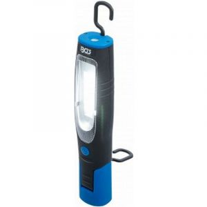 BGS Technic Lampe datelier - COB LED - 400 Lumens - Rechargeable - Aimant et crochet