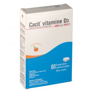 Warner Cacit - Vitamine D3 60 comprim&eacute;s