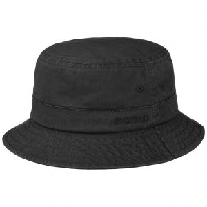 Stetson Chapeau en Coton Bio Anti UV noir S (54-55 cm)