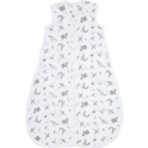 Image de Aden + Anais Map The Stars Gigoteuse légère - Pack de 1 | Gigoteuse 100% Mousseline de Coton Biologique | Sac de Couchage Doux et léger à Fermeture éclair pour garçons et Filles | 18-36 Mois