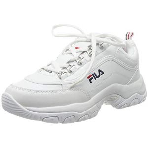 FILA Strada Low WMN, Baskets Hautes Femme, Blanc
