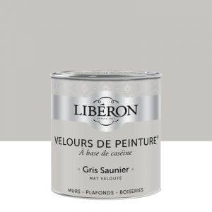 Liberon Peinture gris saunier mur, boiserie, radiateur velours 0.5 l