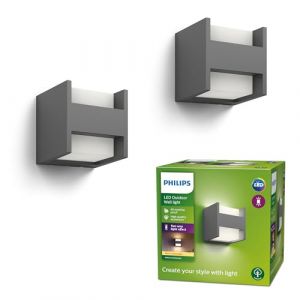 Philips Lighting 8718696131237 Applique Murale, Anthracite, Standard