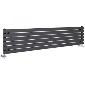 Image de Hudson Reed DRBFP1B - Radiateur design Horizontal Sloane 35,4cm x 160cm x 5,4cm 773 Watts