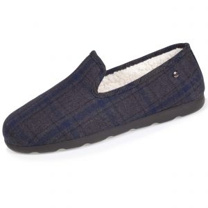Isotoner Chaussons charentaises homme Tartan chaud
