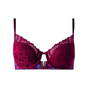 Morgan Soutien-gorge ampliforme coques moulées souples bordeaux Alma rouge