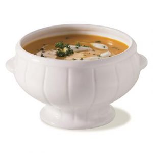 Visiodirect LOT DE 6 SOUPIERES SFOOD PORCELAINE Ø124 x H80 mm. 45cl