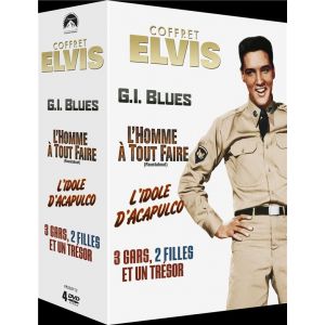 Image de Paramount Coffret Elvis : G.I. Blues + L'homme à tout faire + L'idole d'Acapulco + 3 gars, 2 filles et un trésor [DVD]