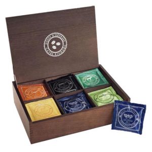 Caf&eacute;s Richard Coffret bois de 36 pods caf&eacute;s assortis
