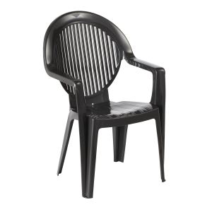 Grosfillex Fidji 2 - Fauteuil de jardin monobloc en résine