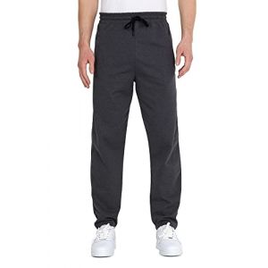 Image de Jogging Homme en Coton avec Poches à Fermeture éclair - Pantalon d'entraînement Sportif pour Hommes | Pantalon de Jogging Homme avec Fermeture éclair | Pantalon de Loisirs pour garçons