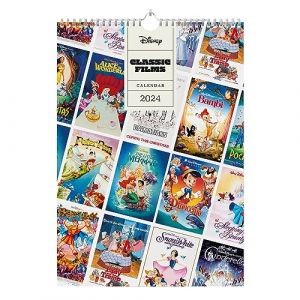 Image de Grupo erik Calendrier Mural 2024 Grand Format Les Classiques Disney | Calendrier Original Sous Licence Officielle