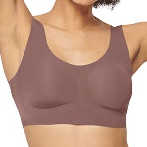 Sloggi Women's Zero Feel Top - Brassi&egrave;re taille XL, brun