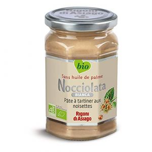 Rigoni di asiago LOT DE 3 - Nocciolata Bianca Pâte À Tartiner Aux Noisettes - pot de 270 g