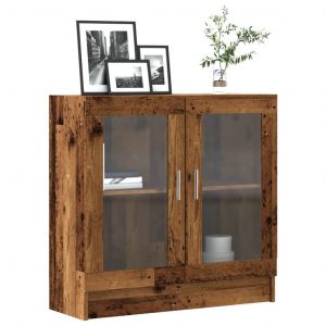 VidaXL Meuble Vieux Bois 82,5x30,5x80 Cm Bois D'ingénierie