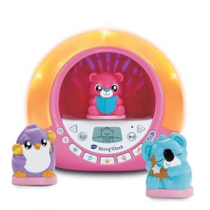 Vtech Réveil éducatif Story'Clock Ma conteuse réveil rose