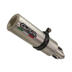 Gpr Exhaust Systems Silencieux En Acier Inoxydable Homologué Mid Line M3 Suzuki V-strom Dl 650 21-22 One Size Silver