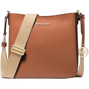 Michael Kors Sac à bandoulière - Jet Set Travel - Cuir Noir - Zippée - Femme