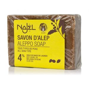 Najel Savon d'Alep 4% HBL - 155 g
