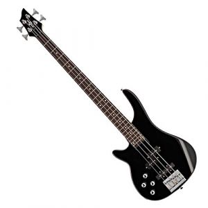 Guitare Basse Chicago pour Gaucher par Gear4music, Noir