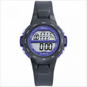 Tekday Montre gar&ccedil;on - 654961 Bracelet Plastique Noir