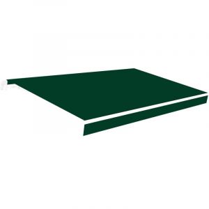 SmartSun Classic Store banne Complet 3x2m Vert Toile Polyester. Aluminium. Réglable en Inclinaison et manivelle Incluse. Auvent terrasse, Jardin, Balcon (Bricotrail, neuf)