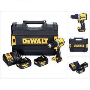 Dewalt DCD 805 M2T Perceuse-visseuse &agrave; percussion sans fil 18 V 90 Nm Brushless + 2x batterie 4,0 Ah + chargeur + TSTAK