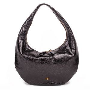 Image de Nat et Nin Sac hobo Janis cuir Noir