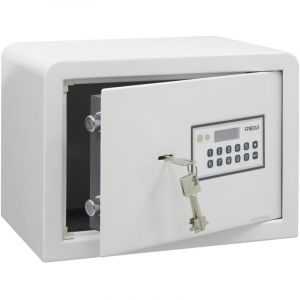 ARREGUI Magna 590020 Coffre fort &agrave; code et &agrave; cl&eacute; | Coffre-fort de s&eacute;curit&eacute; double s&eacute;curit&eacute; verrouillage combinaison et cl&eacute; | Petit Coffre fort discret pour maison, bureau rangement | 25x35x25 cm | 16L