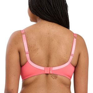 Sans Complexe Soutien-gorge emboitant à armatures dentelle - Rose