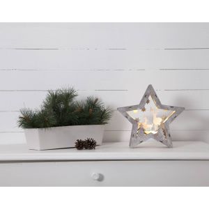 Eglo &Eacute;toile d&eacute;corative LED Faune en bois, hauteur 24 cm